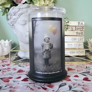 Kringle Halloween Whimsical Quirky Balloon Clown Soy Candle